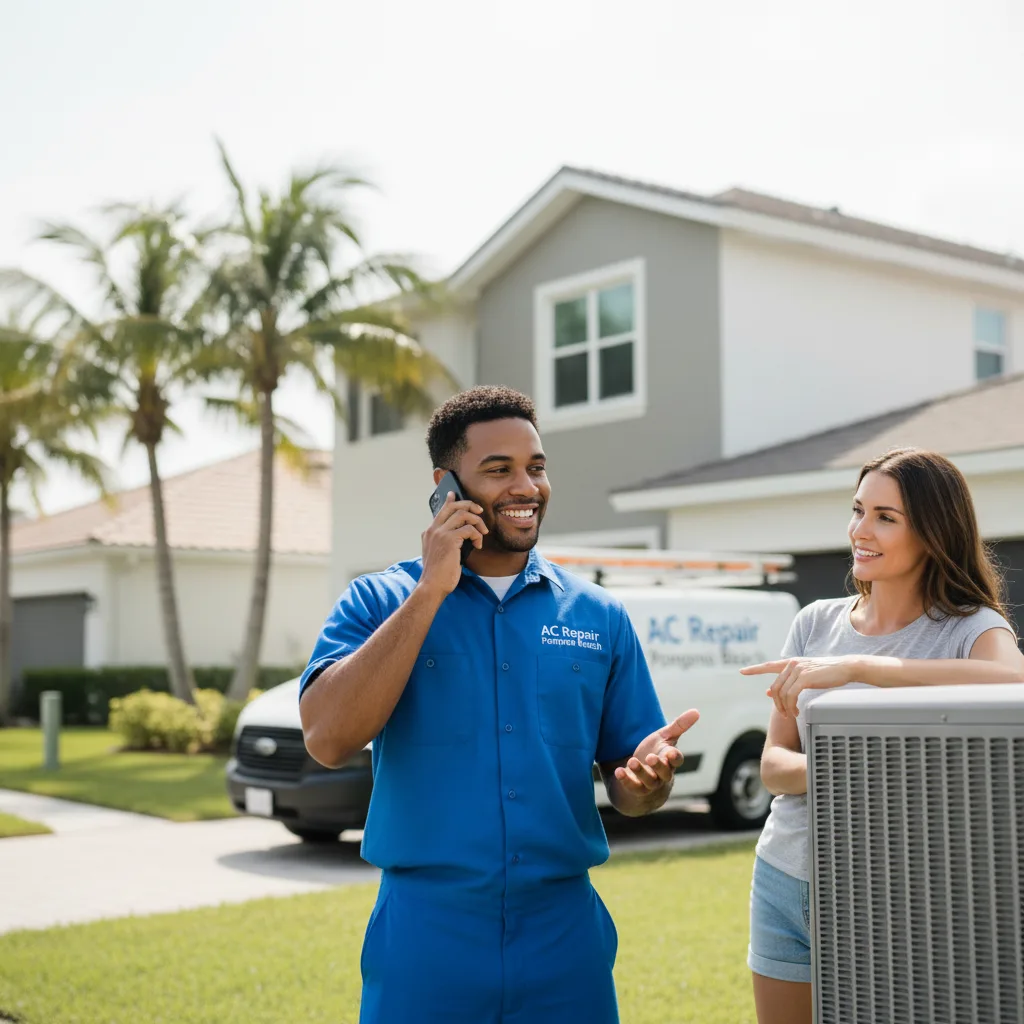 AC Repair Pompano Beach customer support in Panama City Beach